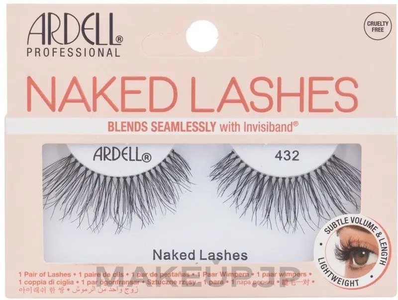 False Lashes - Ardell Magnetic Naked Lashes 432 False Eyelashe Black — photo 2 ЊВ.