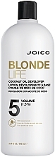 Fragrances, Perfumes, Cosmetics Oxidizing Cream, 1.5% - Joico Blonde Life Coconut Oil Developer 5 Volume