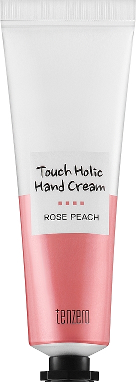 Rose & Peach Hand Cream - Tenzero Touch Holic Hand Cream Rose Peach — photo N1