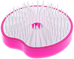 Compact Hair brush, pink - Janeke Compact And Ergonomic Handheld Hairbrush — photo N1