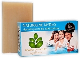 Fragrances, Perfumes, Cosmetics Natural Soap "Hypoallergenic" - Powrot do Natury Natural Soap For All Family