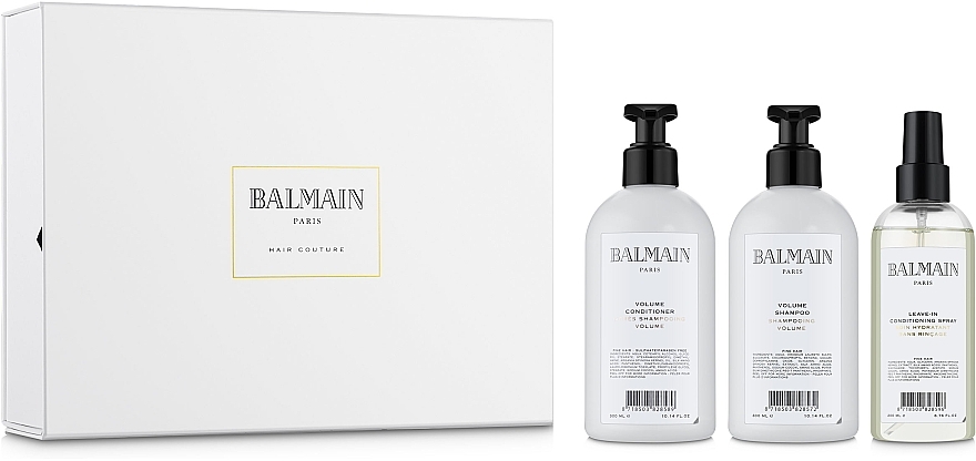 Set - Balmain Paris Hair Couture Volume Care Set (shm/300ml + cond/300ml + spray/200ml) — photo N1