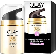 Fragrances, Perfumes, Cosmetics Firming Night Cream - Olay Total Effects Anti-Edad Night Moisturiser