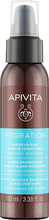 Leave-In Moisturising Conditioner - Apivita Hydration Moisturizing Leave In Conditioner — photo N1