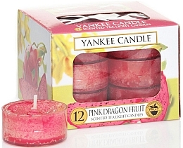 Fragrances, Perfumes, Cosmetics Tea Light Candles - Yankee Candle Scented Tea Light Candles Pink Dragon Fruit