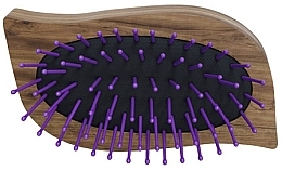 Wooden Mini Hair Brush - Anwen — photo N1