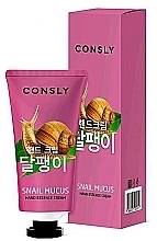 Fragrances, Perfumes, Cosmetics Hand Cream-Serum with Snail Mucin - Consly Shea Butter Hand Essence Cream