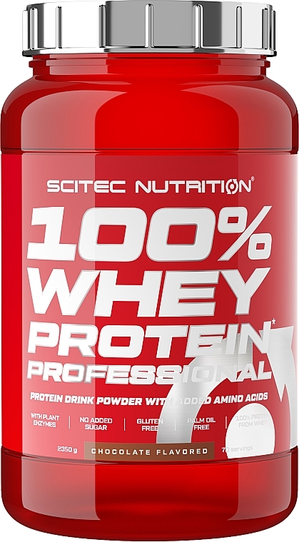 Chocolate Whey Protein - Scitec Nutrition 100% Whey Protein Professional Chocolate — photo N1