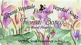 Fragrances, Perfumes, Cosmetics Natural Soap "Wood Flowers" - Florinda Sapone Vegetale Vegetal Soap Wood Flowers 