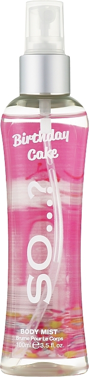 Body Spray - So…? Birthday Cake Body Mist — photo N2