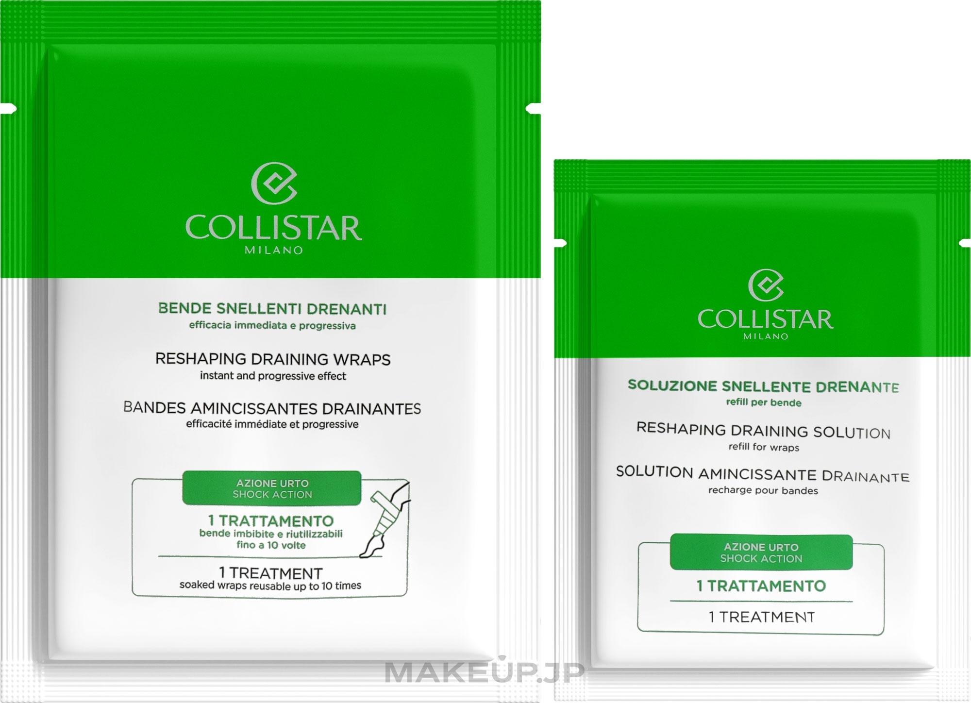 Reshaping Body Wrap - Collistar Reshaping Draining Wraps — photo 2 x 100 ml