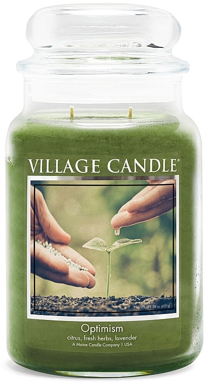 Scented Candle in Jar - Village Candle Optimism — photo N1