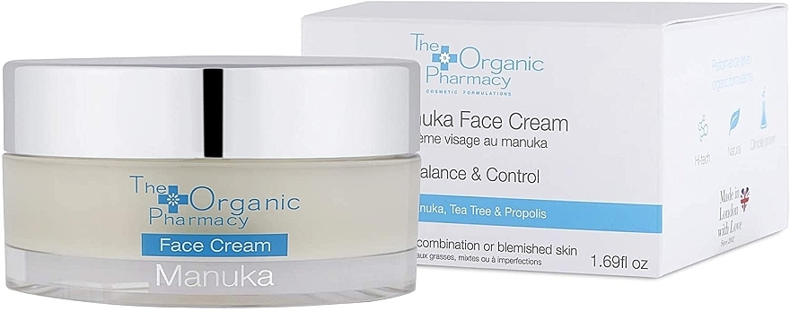 Face Cream for Problem Skin - The Organic Pharmacy Manuka Face Cream — photo N1