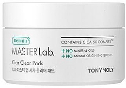 Fragrances, Perfumes, Cosmetics Cleansing Face Patches - Tony Moly Derma Master Lab. Cica Clear Pads