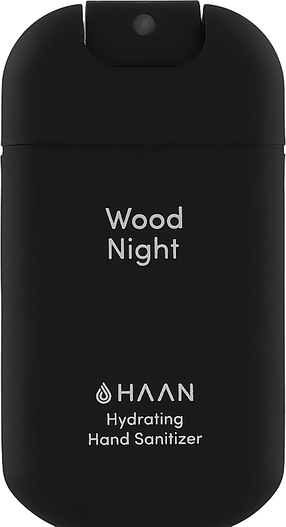 Wood Night Cleansing & Hydrating Hand Spray - HAAN Hand Sanitizer Wood Night — photo N1