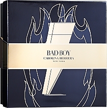 Fragrances, Perfumes, Cosmetics Carolina Herrera Bad Boy - Set (edt/100ml + edt/mini/10ml + deo/100ml)