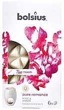 Fragrances, Perfumes, Cosmetics Scented Wax "Rose & Amber" - Bolsius True Moods Pure Romance Rose & Amber