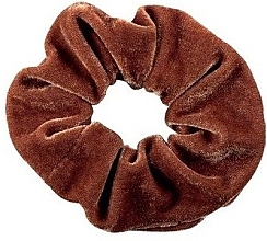 Fragrances, Perfumes, Cosmetics Elastic Hair Band "Velvet", light brown , 22777 - Top Choice 