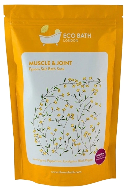 Bath Salt - Eco Bath London Muscle And Joint Epsom Salt Bath Soak (doypack) — photo N1