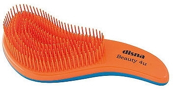 Detangling Hair Brush, orange-blue - Disna Beauty4U Detangler — photo N1