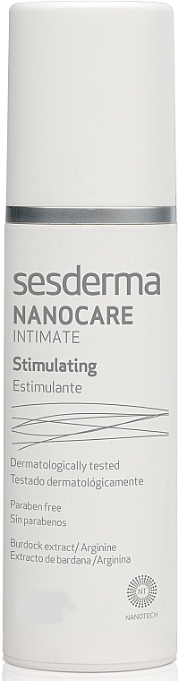 Intimate Hygiene Gel - SesDerma Laboratories Nanocare Intimate Gel Stimulating — photo N1