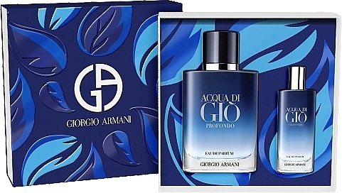 Giorgio Armani Acqua di Gio Profondo - Set (edp/100ml + edp/mini/15ml) — photo N1