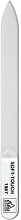 Glass Nail File 81960, 9 cm, white - Erbe Solingen Soft-Touch Glass Nail File — photo N1