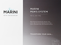 Fragrances, Perfumes, Cosmetics Set, 4 products - Jan Marini Men's System