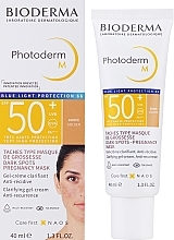 Tinted Protective Face Cream - Bioderma Photoderm M Bioderma Photoderm Protector Solar Anti Manchas SPF50+ — photo N2