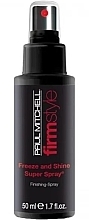 Fragrances, Perfumes, Cosmetics Strong Hold Styling Spray 'Frost and Shine' - Paul Mitchell Firm Style Freeze & Shine Super Spray (mini)