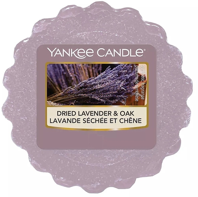Scented Wax - Yankee Candle Dried Lavender & Oak Wax Melt — photo N1