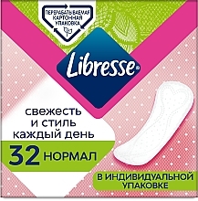 Fragrances, Perfumes, Cosmetics Daily Liners, 32 pcs - Libresse Daily Fresh Normal