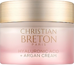 Fragrances, Perfumes, Cosmetics Face Cream - Christian Breton Hyaluronic Acid+Argan Cream