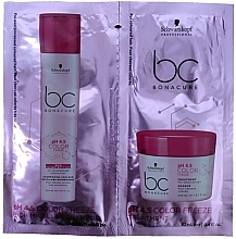 Fragrances, Perfumes, Cosmetics Set - Schwarzkopf Professional Bonacure BC Ph 4.5 Color Freeze (shm/12ml + mask/12ml)