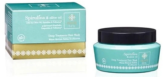 Hair Mask - Olive Spa Spirulina Deep Treatment — photo N1