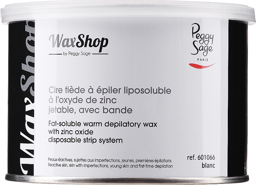 Liposoluble Depilation Wax for Sensitive Skin, white - Peggy Sage — photo N1