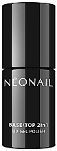 Fragrances, Perfumes, Cosmetics 2-in-1 Gel Polish Base & Top Coat - NeoNail Professional Base/Top 2in1 UV Gel Polish