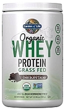 Fragrances, Perfumes, Cosmetics Organic Whey Protein from Grass-Fed Cows 'Chocolate & Cocoa' - Garden of Life Organic Whey Protein Grass Fed Chocolate Cacao