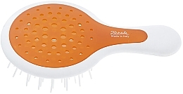 Fragrances, Perfumes, Cosmetics Hair Brush, white and orange - Janeke Superbrush Mini Superbrush White Orange