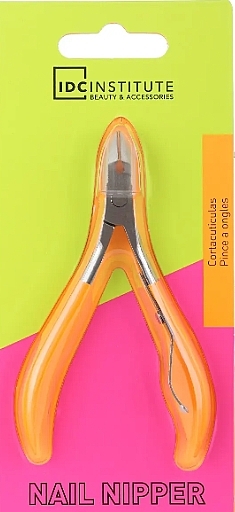 Cuticle Nippers, orange - IDC Institute Neon Nail Nipper — photo N1