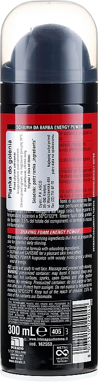 Shaving Foam - Intesa Shaving Foam Energy Power — photo N2