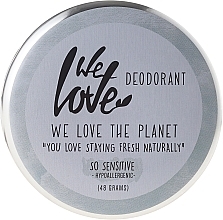 Fragrances, Perfumes, Cosmetics Natural Creamy Deodorant "So Sensitive" - We Love The Planet Deodorant So Sensitive 