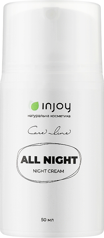 Night Face Cream "All Night" - InJoy Care Line — photo N3