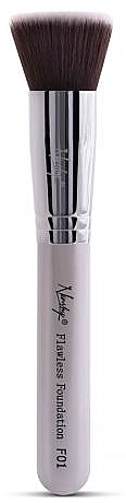 Makeup Brush - Nanshy Flawless Foundation F01 P. White — photo N4