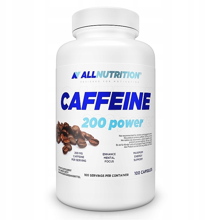 Caffeine Food Supplement - Allnutrition Caffeine 200 Power — photo N1
