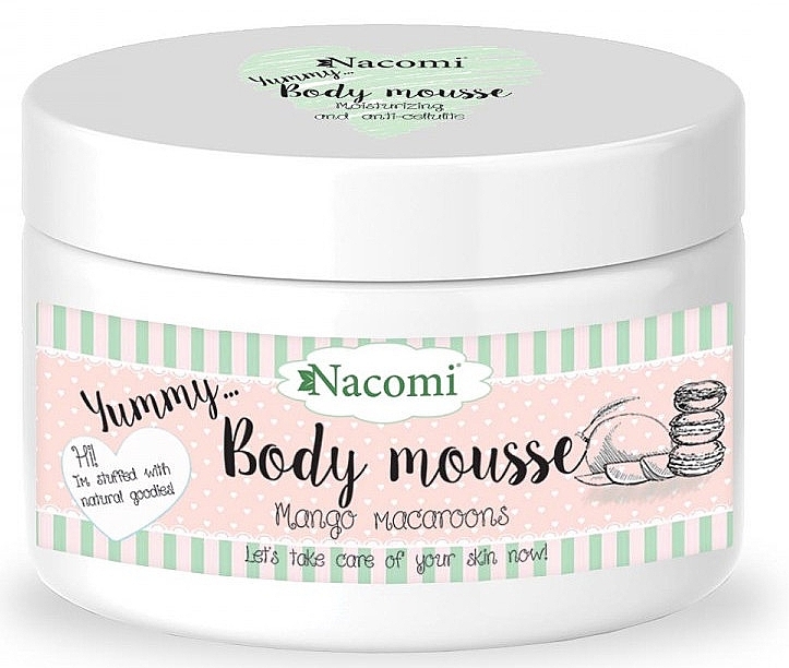 Body Mousse "Mango Macaroon" - Nacomi Body Mousse — photo N1