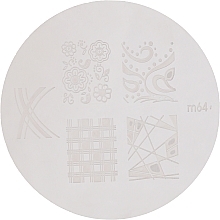 Stamping Plate, 5 designs - Ronney Professional — photo N1