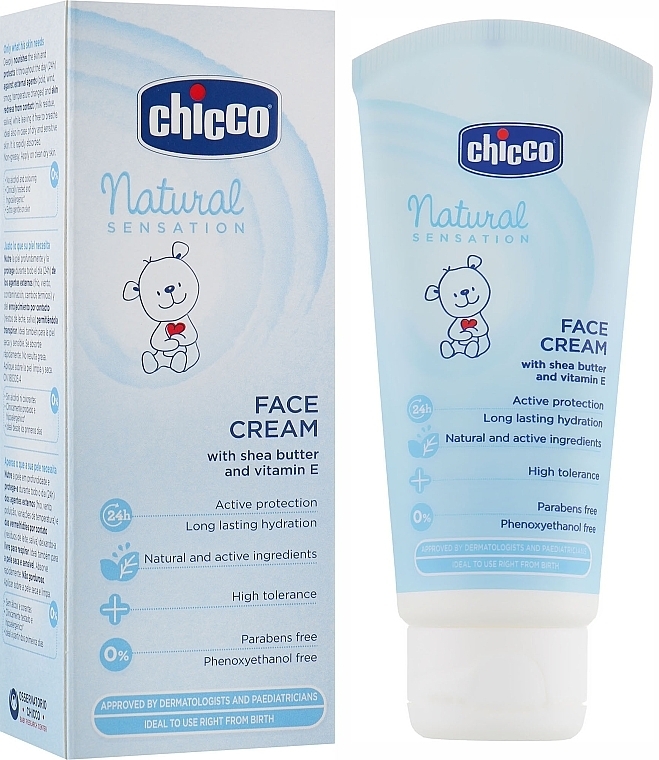 Baby Face Cream - Chicco Natural Sensation Face Cream — photo N1