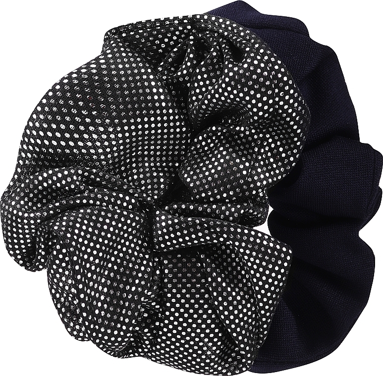 Hair Ties, 26430, dark blue + black - Top Choice — photo N1