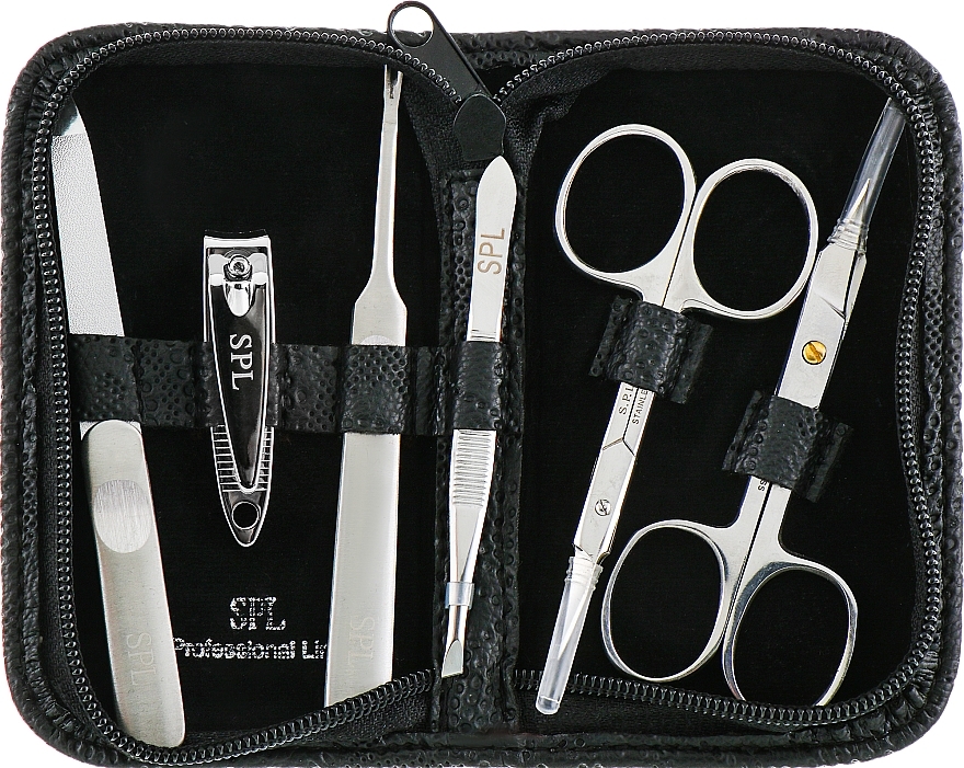 Manicure Set, 6 tools, black, 77105BC - SPL — photo N3